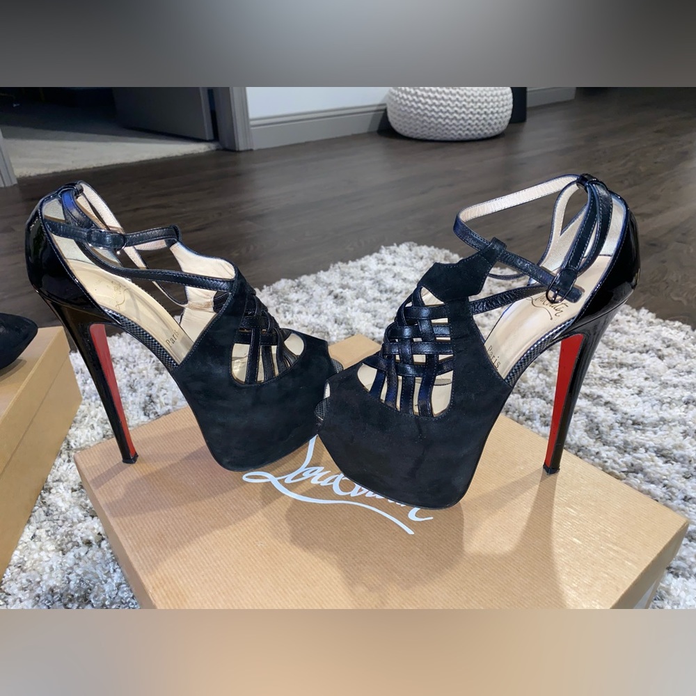 Christian Louboutin black heels